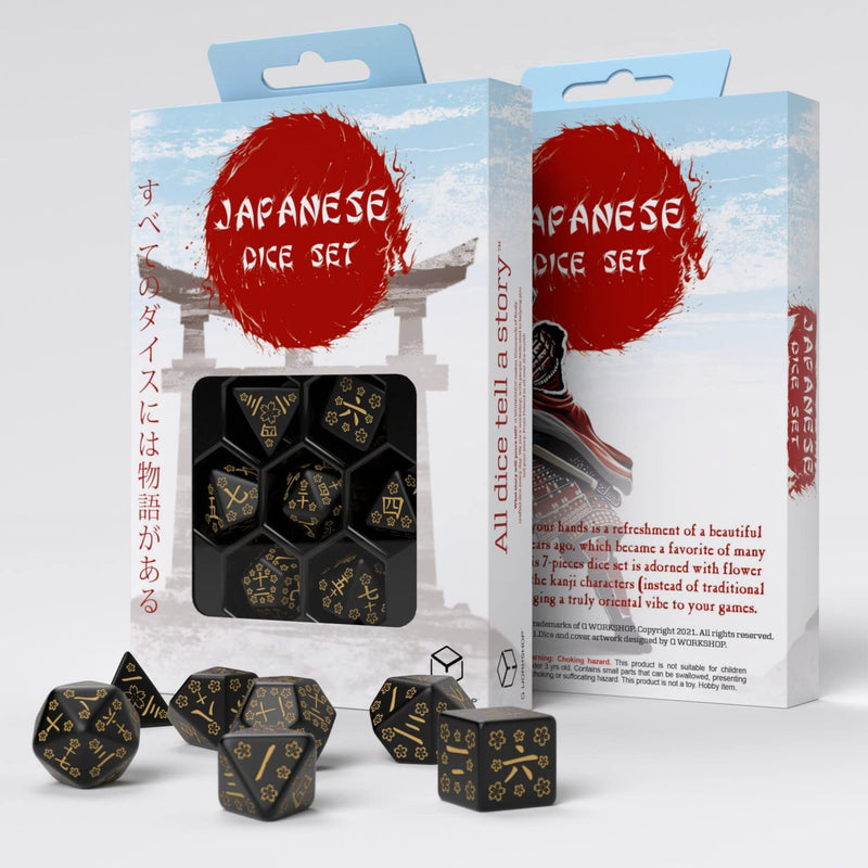 Q Workshop Japonais pack dés Deep Night Firefly (7
