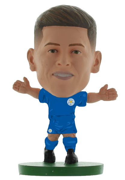 SoccerStarz Harvey Barnes Leicester City FC Home Kit (New Classic)