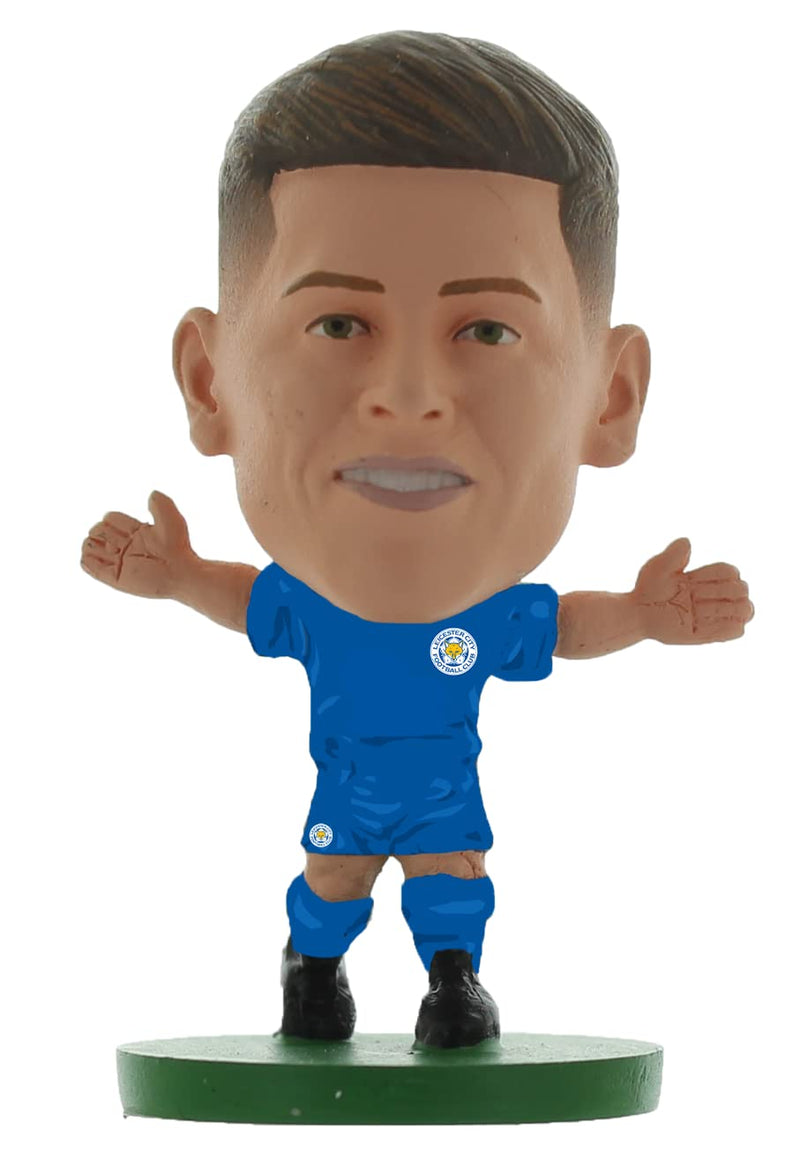 SoccerStarz Harvey Barnes Leicester City FC Home Kit (New Classic)