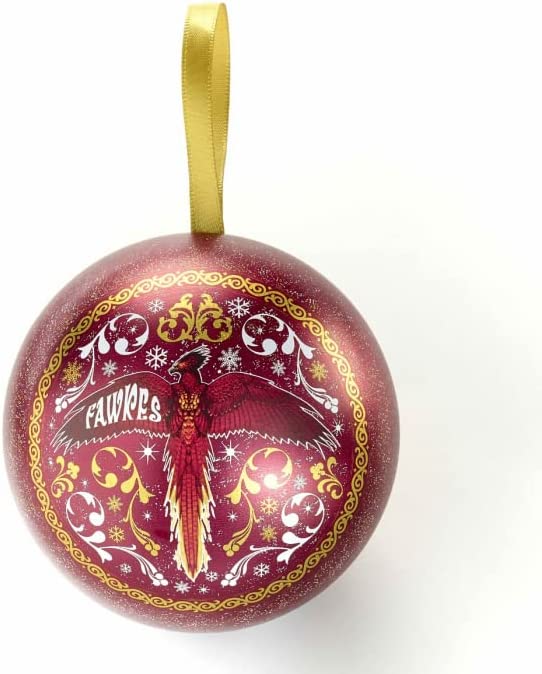 Official Harry Potter Fawkes Bauble with Fawkes Necklace