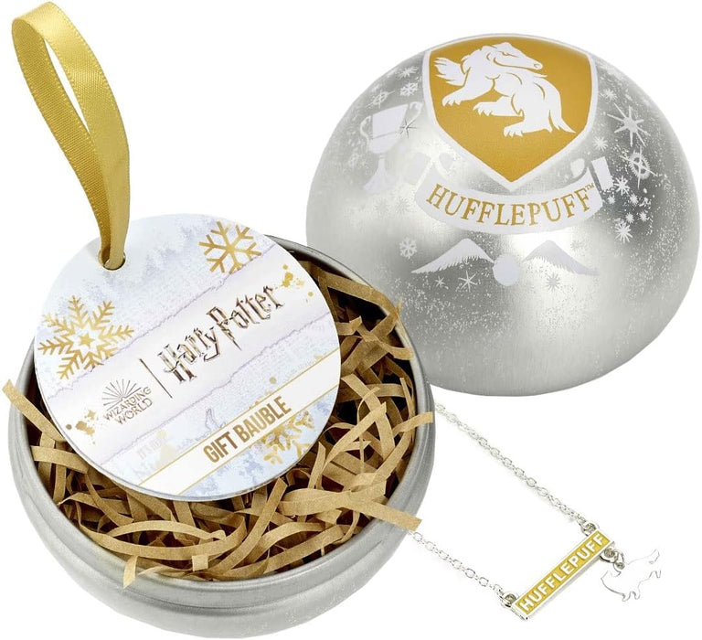 Official Harry Potter Hufflepuff Bauble with House Necklace