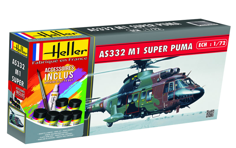 Heller 1:72 Gift Set - Super Puma AS332 M1