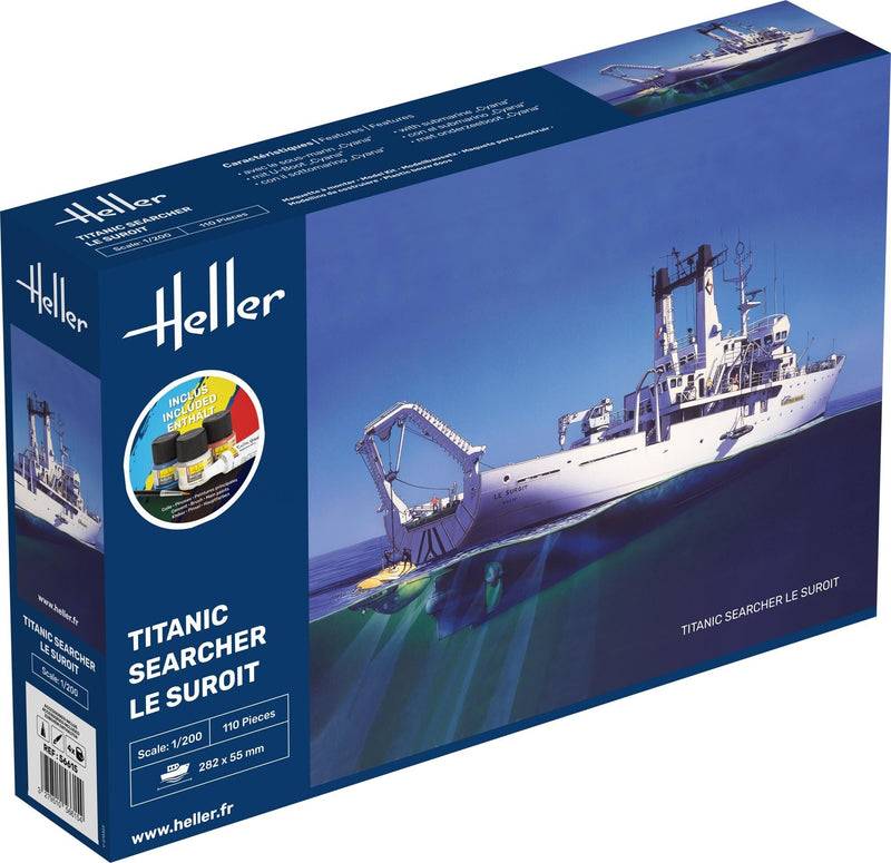 Heller - 1/200 Starter Kit Titanic Searcher Le Suroit