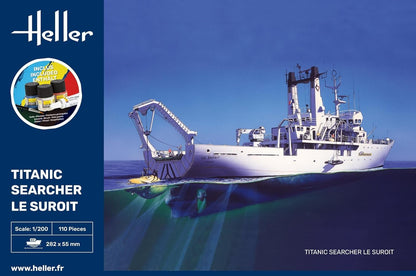 Heller - 1/200 Starter Kit Titanic Searcher Le Suroit