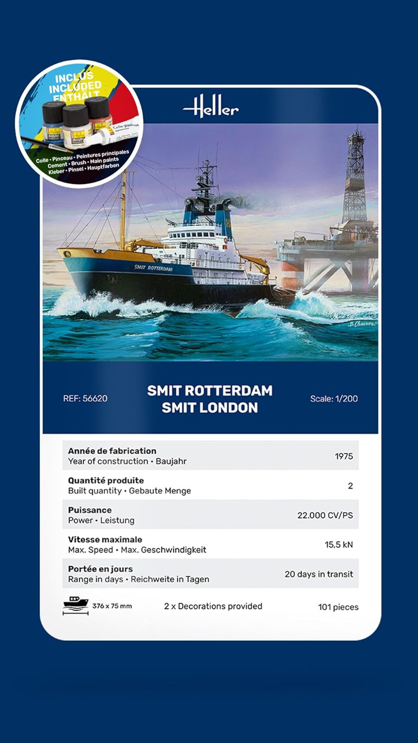 Maquette bateau : Starter Kit : Smitt Rotterdam