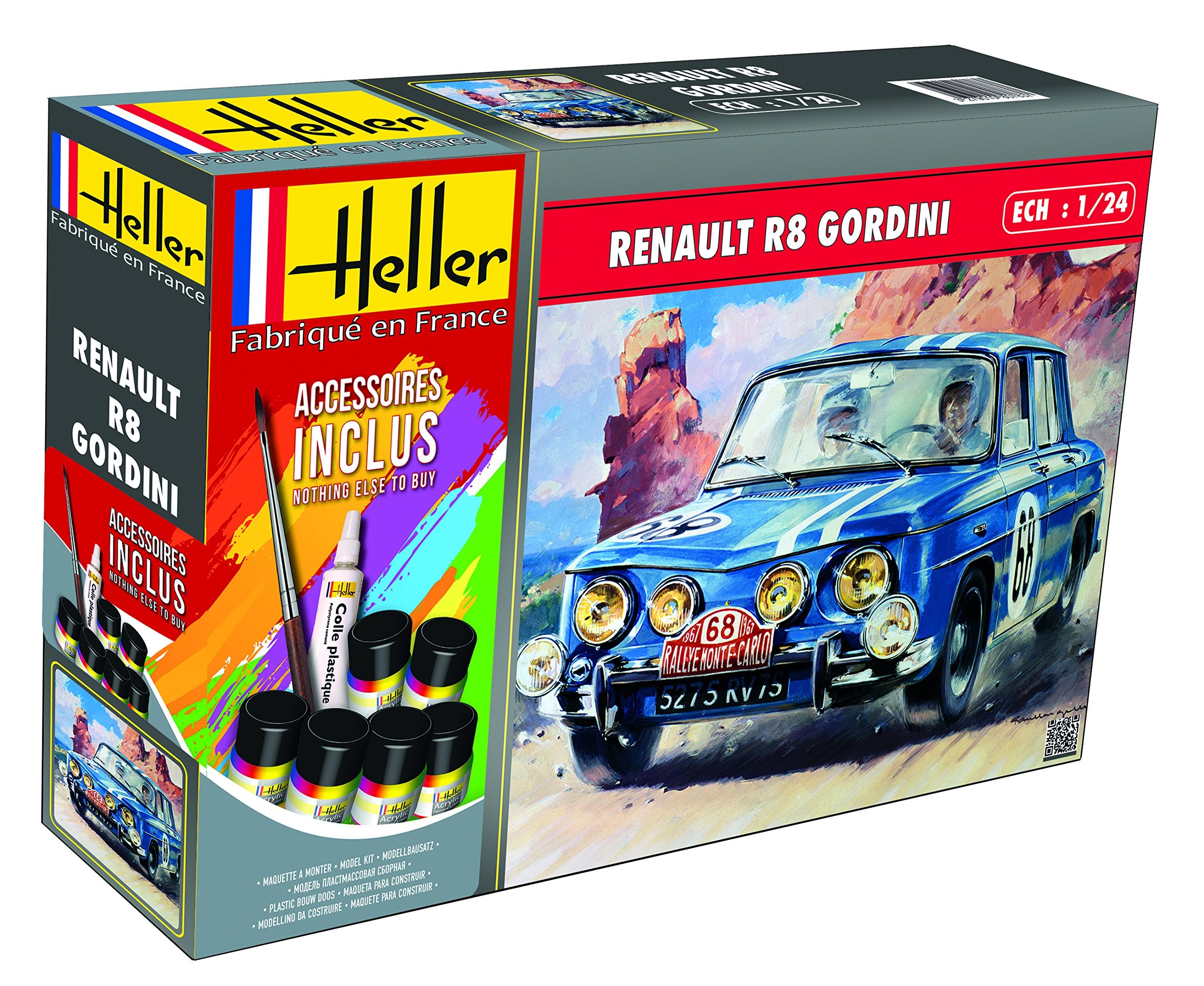 Heller - 1/24 Starter Kit Renault R8 Gordini