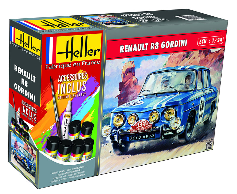 Heller - 1/24 Starter Kit Renault R8 Gordini