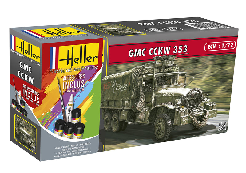Heller 1:72 Gift Set - GMC CCKW 353