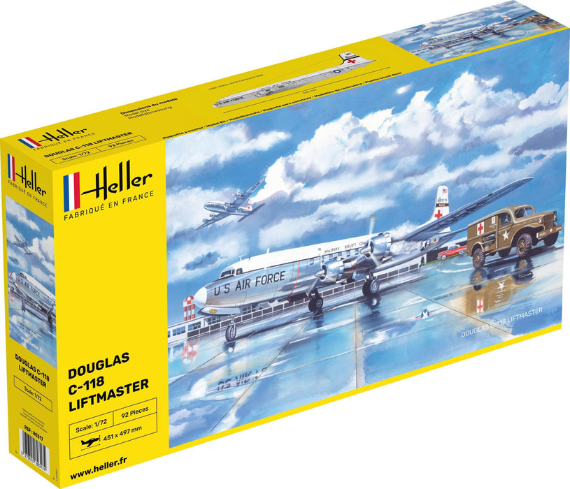 Heller HEL80317 1:72-C-118 Liftmaster Scale Model kit, Unpainted
