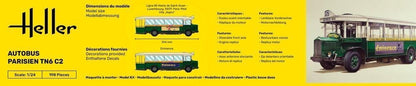 Heller- Renault Autobus Kit de Modelo, Multicolor (80789
