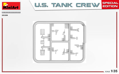 MiniArt MIN35391 1:35-US Tank Crew, (Special Edit) Scale Model kit, Unpainted