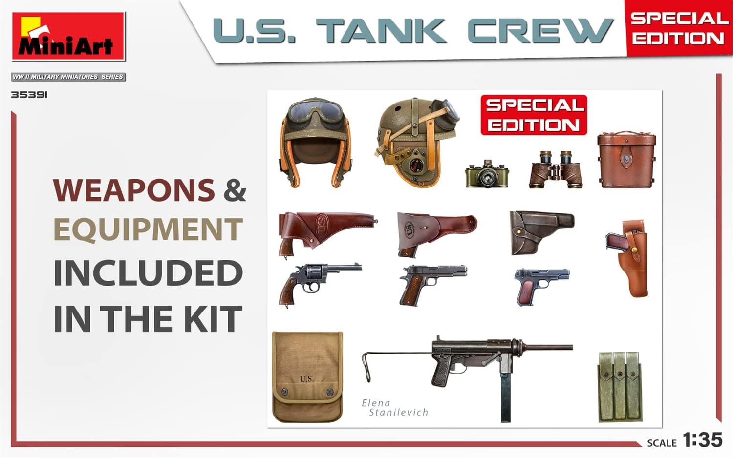 MiniArt MIN35391 1:35-US Tank Crew, (Special Edit) Scale Model kit, Unpainted