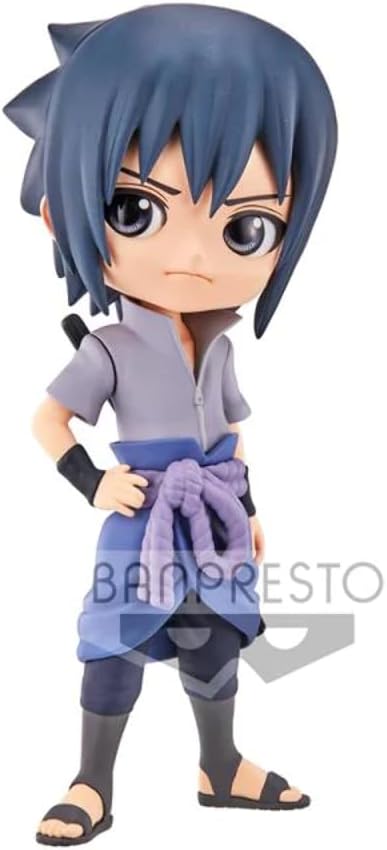 Banpresto NARUTO SHIPPUDEN - QPosket - Sasuke Uchiha Vers. A - Figurine 14cm