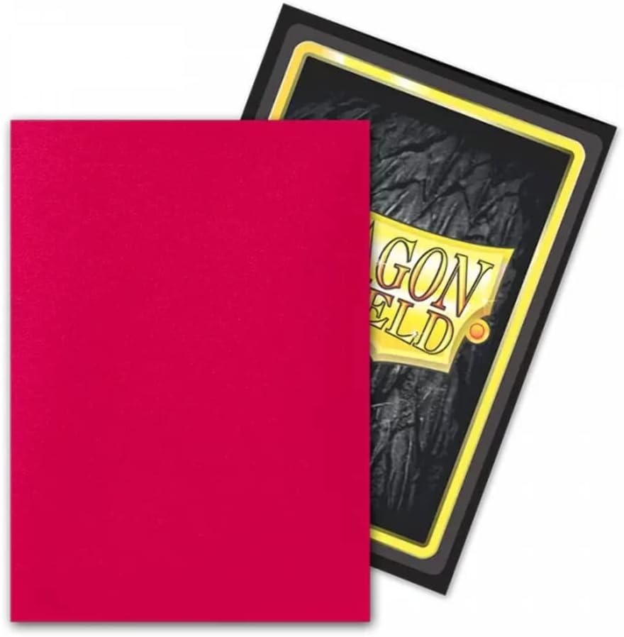 Arcane Tinmen Dragon Shield – Matte Dual Fury Alaric Crimson King (Fuchsia) 100 CT Standard - MTG Sleeves are Smooth & Tough - Compatible with Pokemon & Magic The Gathering Card Sleeves (AT-15055