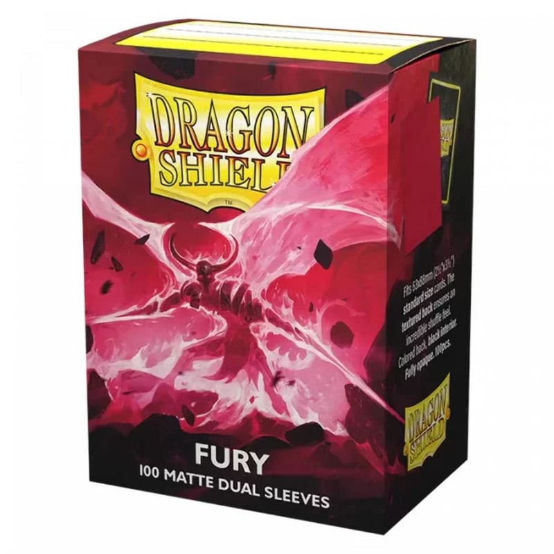 Arcane Tinmen Dragon Shield – Matte Dual Fury Alaric Crimson King (Fuchsia) 100 CT Standard - MTG Sleeves are Smooth & Tough - Compatible with Pokemon & Magic The Gathering Card Sleeves (AT-15055