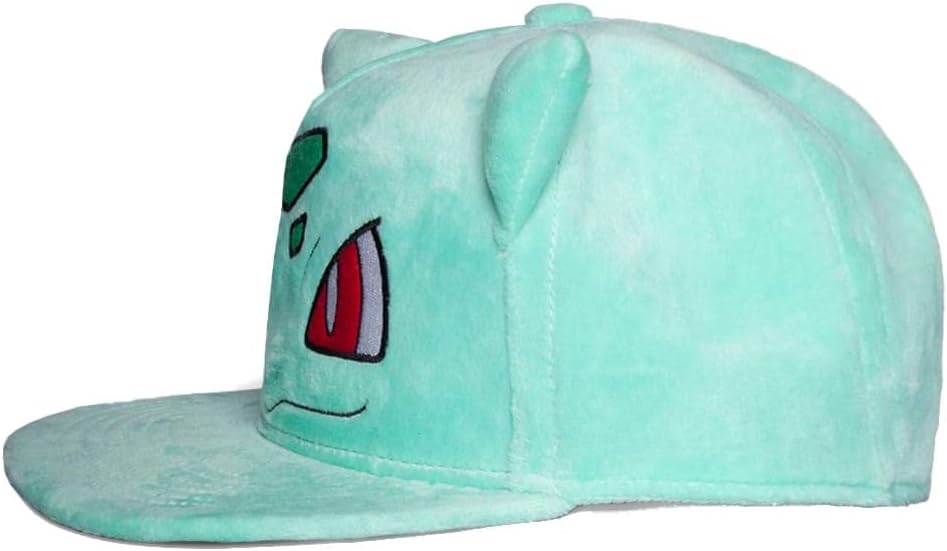 DIFUZED Pokemon - Casquette Unisex - Bulbizarre