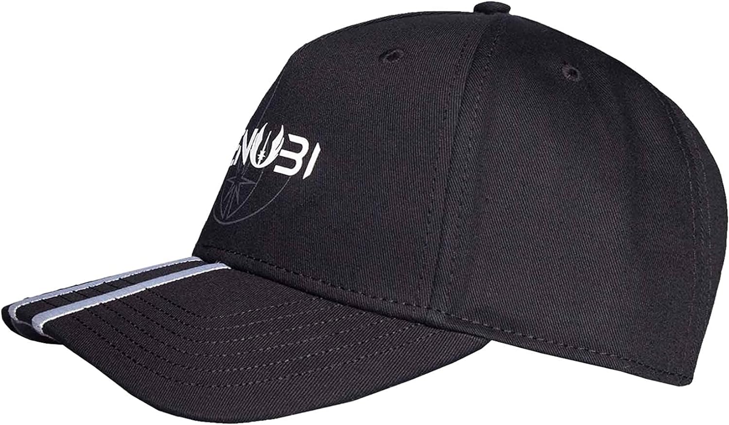 Star Wars OBI Wan Kenobi-Men's Metal Badge Adjustable Cap Baseball, Black, M