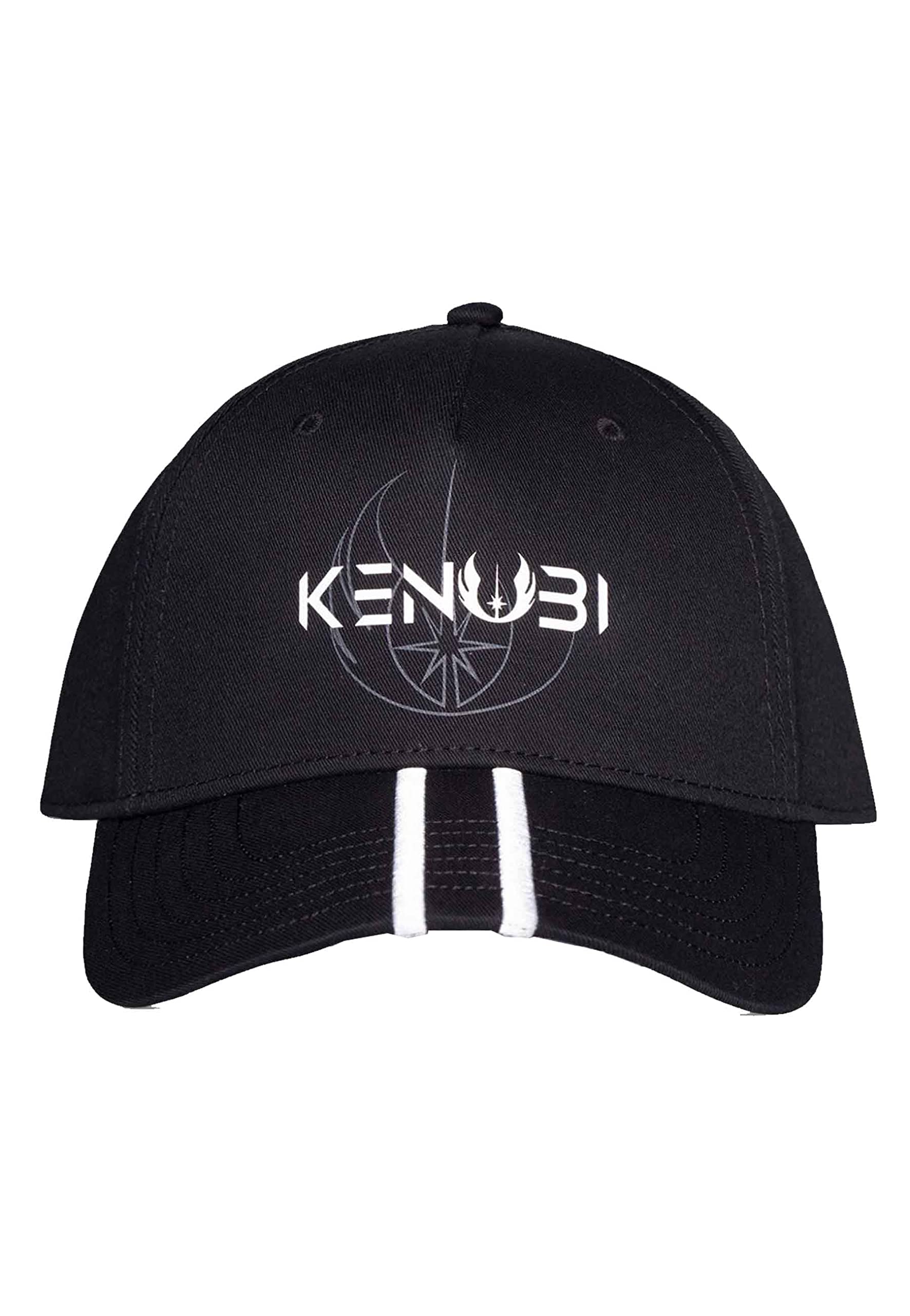 Star Wars OBI Wan Kenobi-Men's Metal Badge Adjustable Cap Baseball, Black, M