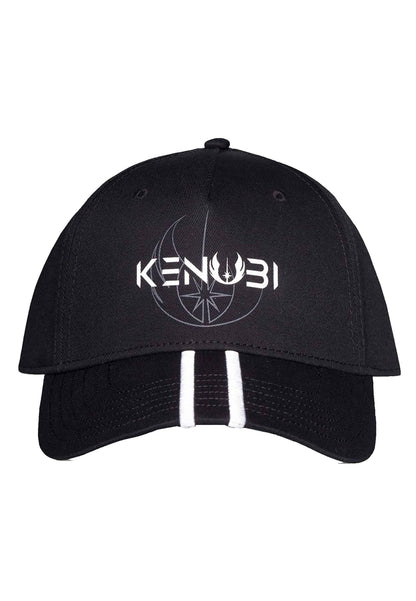 Star Wars OBI Wan Kenobi-Men's Metal Badge Adjustable Cap Baseball, Black, M