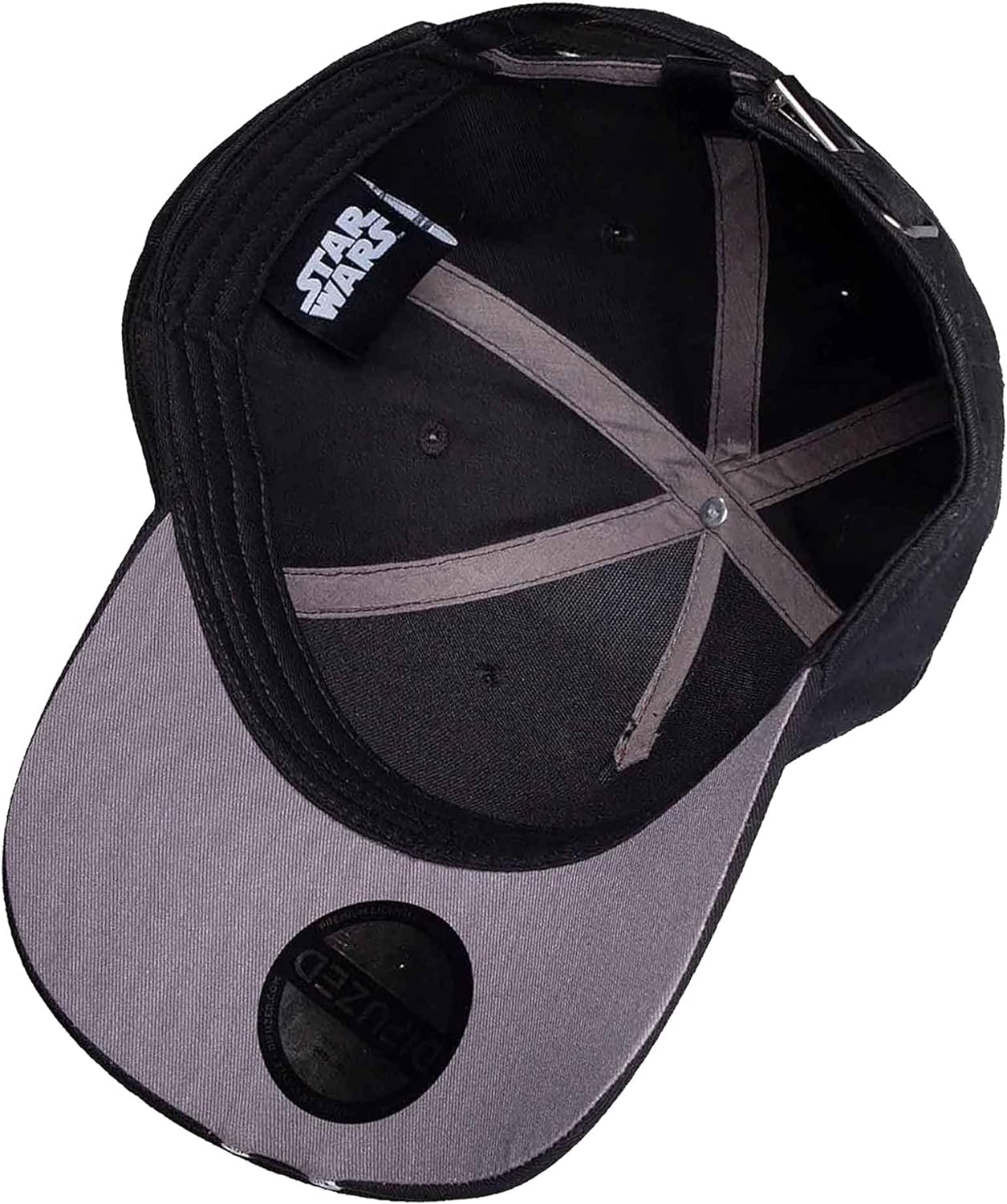 Star Wars OBI Wan Kenobi-Men's Metal Badge Adjustable Cap Baseball, Black, M