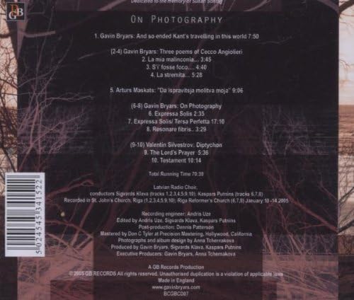 On Photography (Putnins, Latvian Radio Choir)