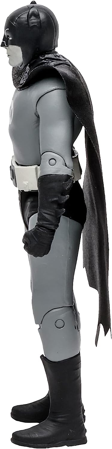 McFarlane DC Retro Action Figure - Batman 66 - Batman (Black and White Variant) Multicolor TM15056