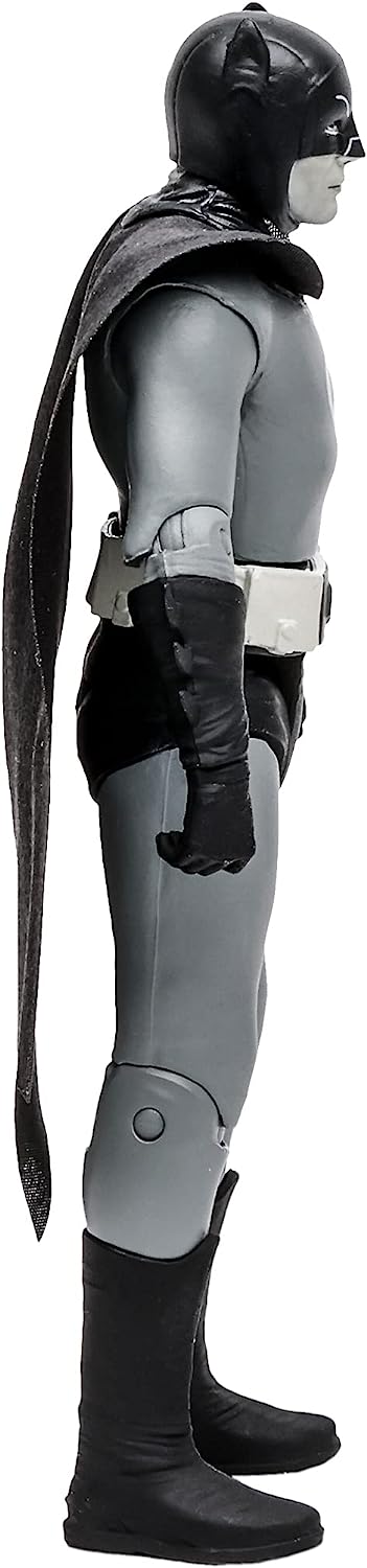 McFarlane DC Retro Action Figure - Batman 66 - Batman (Black and White Variant) Multicolor TM15056