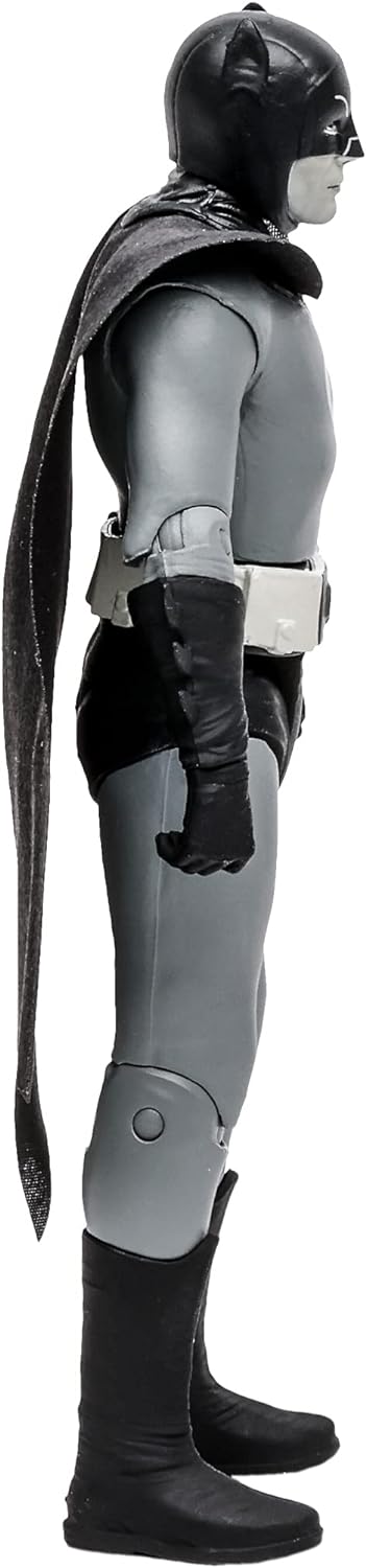 McFarlane DC Retro Action Figure - Batman 66 - Batman (Black and White Variant) Multicolor TM15056