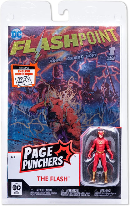 The Flash with Comic (Metallic Cover Variant) (Page Punchers