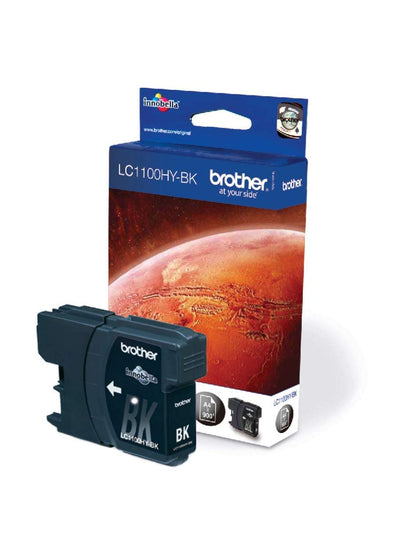 Brother LC-1100HYBK Inkjet Cartridge, Black, Single Pack, High Yield, Includes 1 x Inkjet Cartridge, Brother Genuine Supplies