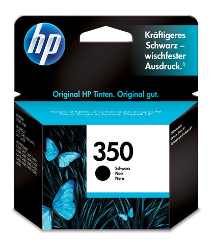 HP CB335EE 350 Original Ink Cartridge, Black, Single Pack