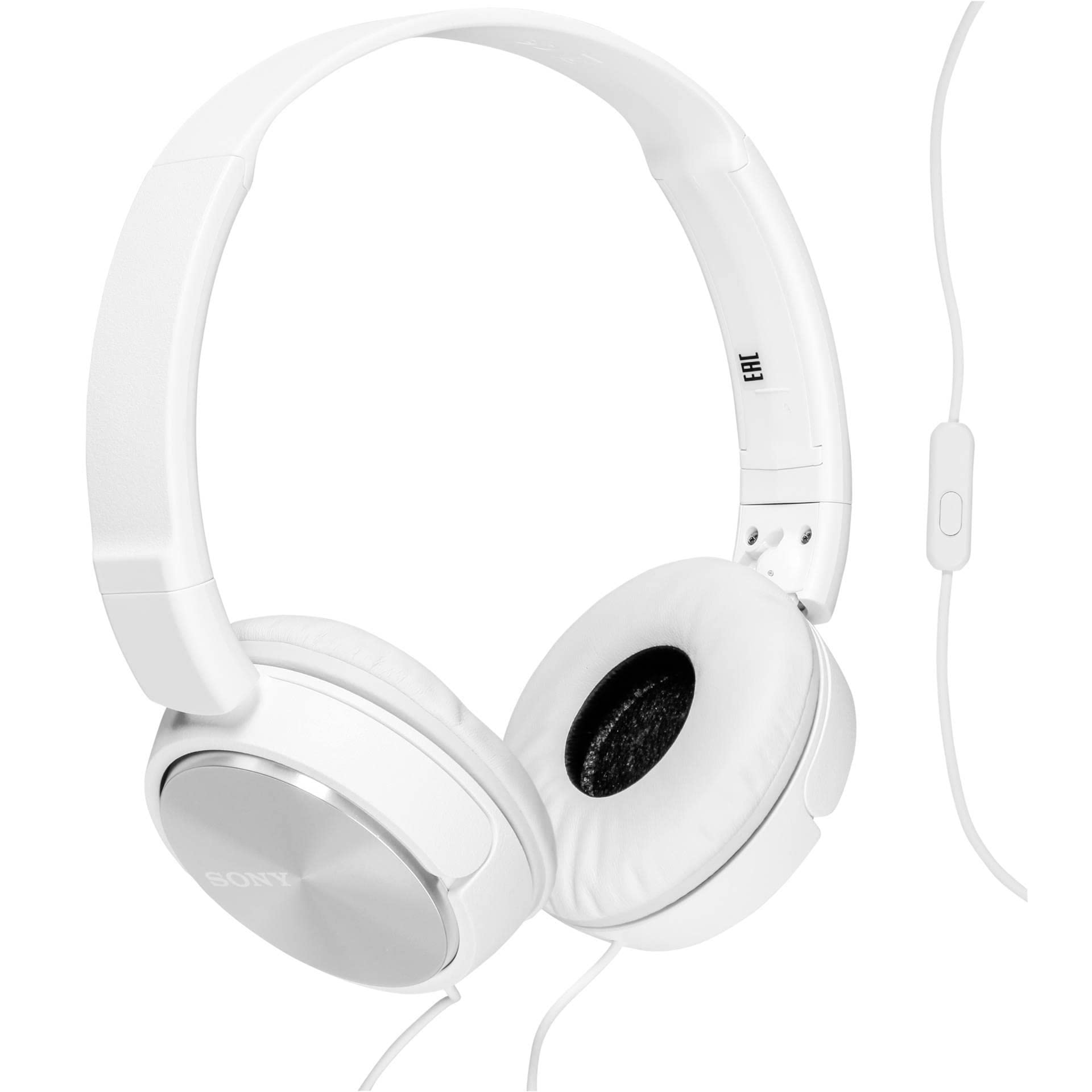 Sony Lightweight Foldable On-Ear Headphones Compatible with Smartphones, Tablets, Laptops, and MP3 Devices
