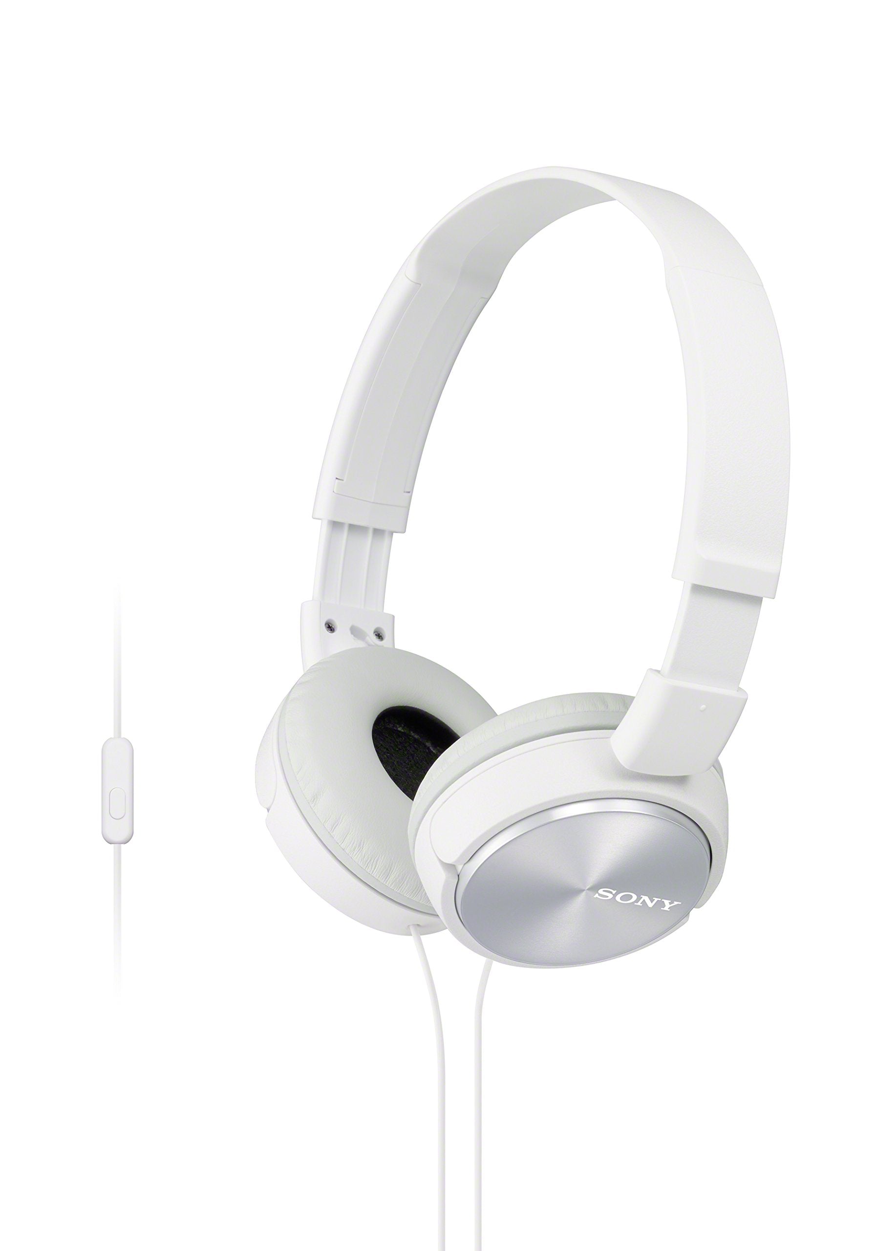 Sony Lightweight Foldable On-Ear Headphones Compatible with Smartphones, Tablets, Laptops, and MP3 Devices