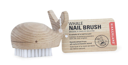 Wooden Whale Nail Brush