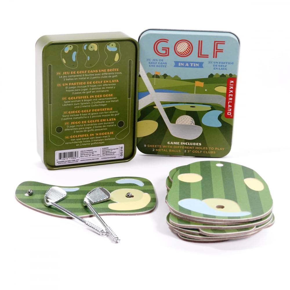 KIKKERLAND Golf Novedades en Juegos, Multicolor (GG215
