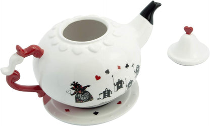 Alice in Wonderland Tea Pot Women Teapot Standard, Porcelain