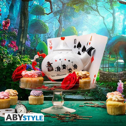 Alice in Wonderland Tea Pot Women Teapot Standard, Porcelain