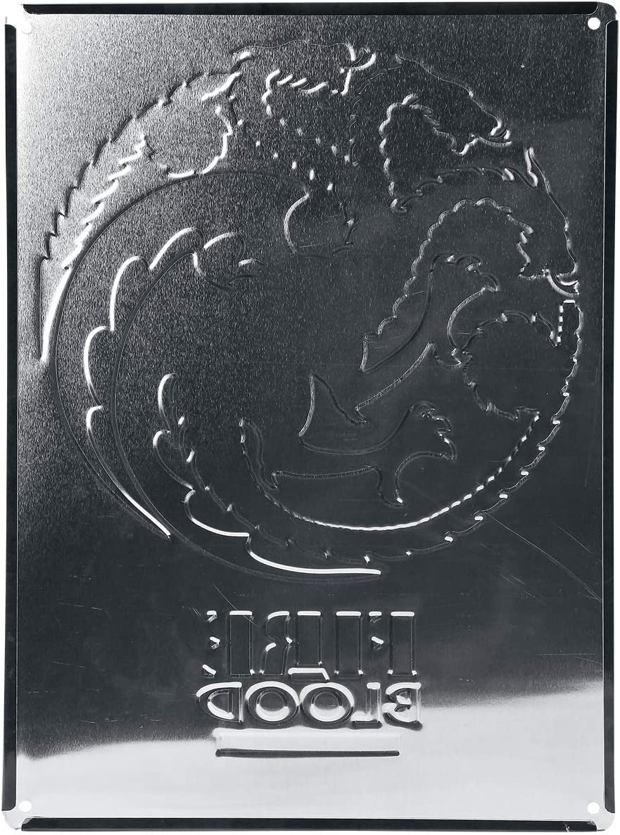 Game Of Thrones - Metal Plate 28 X 38 - Targaryen