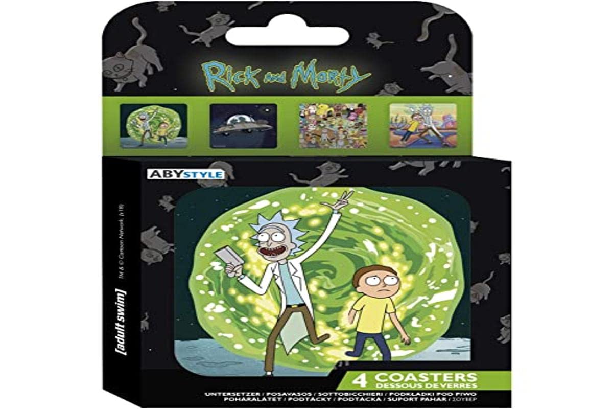 Rick and Morty Generic Coaster Set