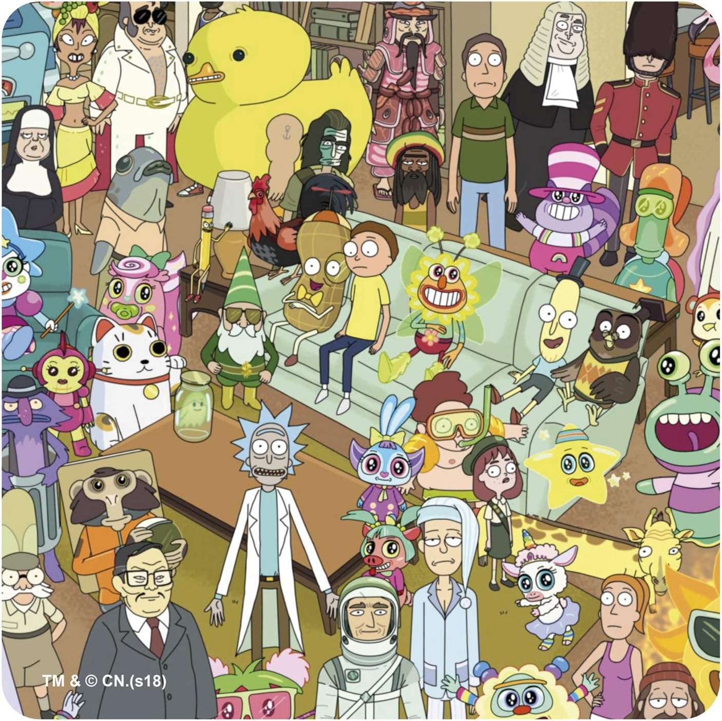 Rick and Morty Generic Coaster Set