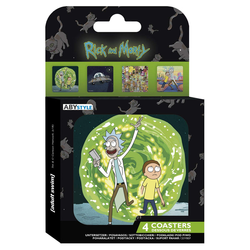 Rick and Morty Generic Coaster Set