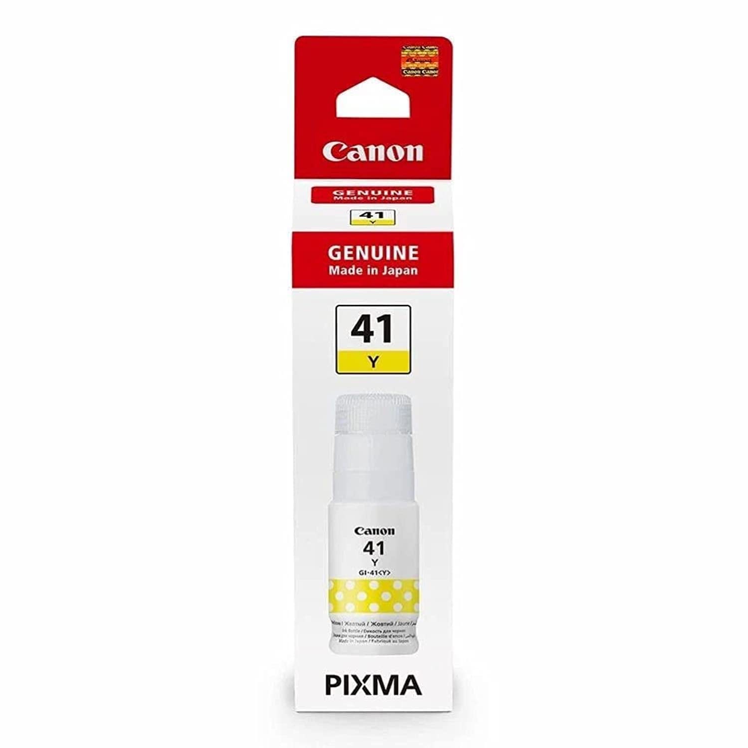 Canon GI 41 Y - Yellow - original - ink refill - for PIXMA G1420, G2420, G2460, G3420, G3460