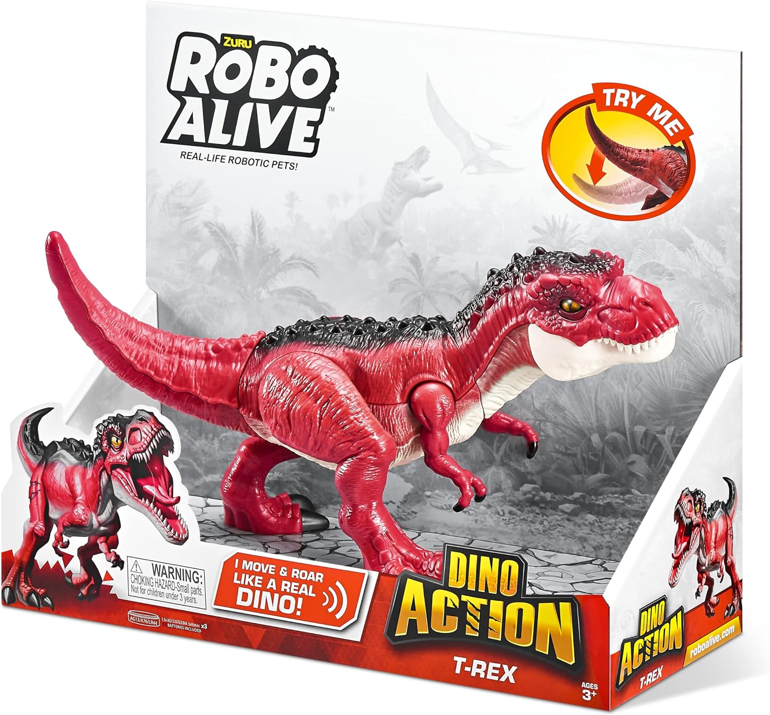 ZURU - Robo Alive-Dino ACTIONREX, 7171, meerkleurig