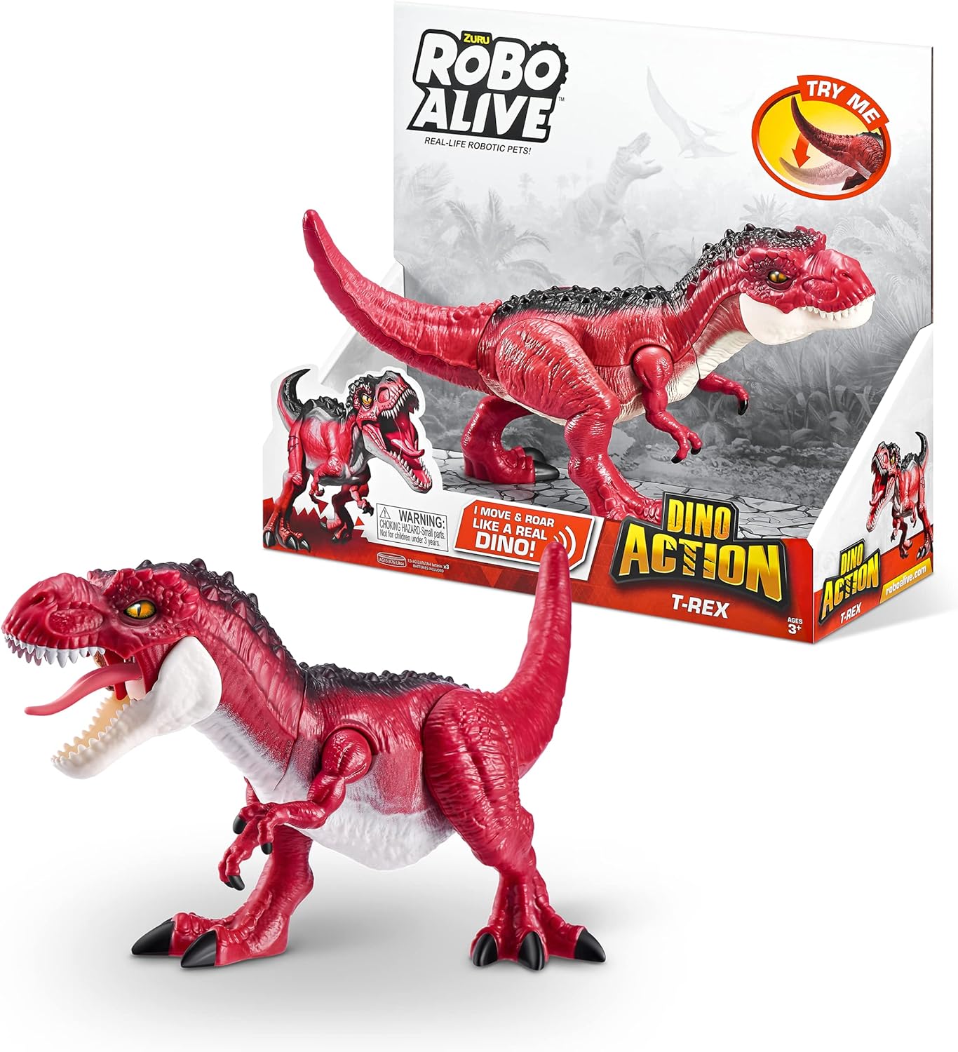 ZURU - Robo Alive-Dino ACTIONREX, 7171, meerkleurig