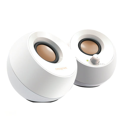 Creative Pebble Modern 2.0 USB powered Compact Speaker Sound System with Clear Sound for Computer, PC, Laptop, Mac