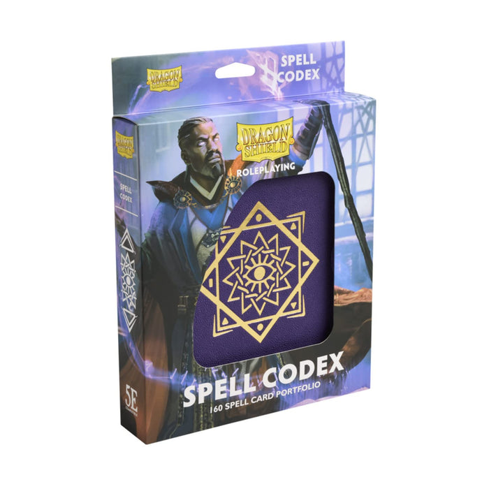 Dragon Shield Spell Codex - Arcane Purple