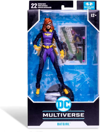 McFarlane TM15376 DC Gaming 7 Inch Figure Wave 6-Batgirl-Collectible, Multicolor