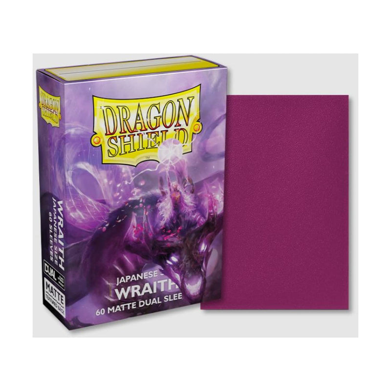 Arcane Tinmen Dragon Shield – Matte Japanese Dual Wraith Alaria: Righteous (Purple) 100 CT Size Card Sleeves - MTG Smooth & Tough Compatible with Pokemon Magic The Gathering (AT-15156