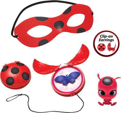 Miraculous: Tales Of Ladybug And Cat Noir Ladybug Role Play Set | Miraculous Ladybug Costume Kids Fancy Dress Set With Mask And Accessories | Miraculous Ladybug Superhero Costumes For Girls And Boys