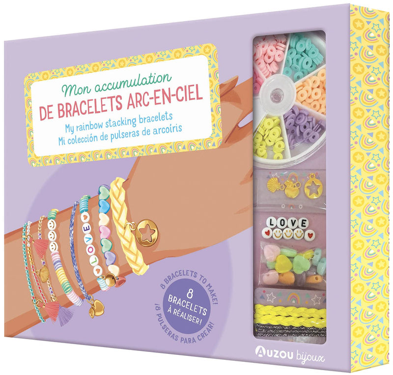 RAINBOW STACKING BRACELETS (BIG)
